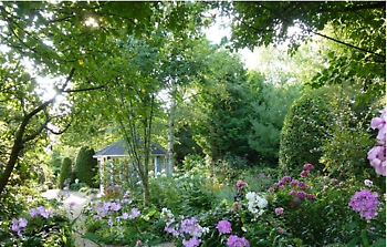Großefehn: Hochsommerblüte mit einer Vielzahl an Phloxen und diversen Sommerblumen. - Het Tuinpad Op / In Nachbars Garten