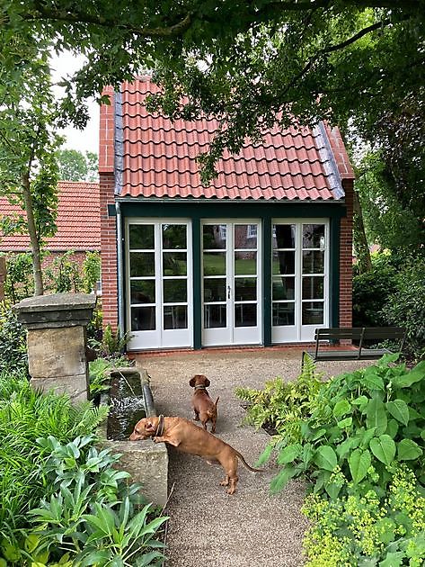 Tuin van het Steenhuis in Nesse Dornum Nesse