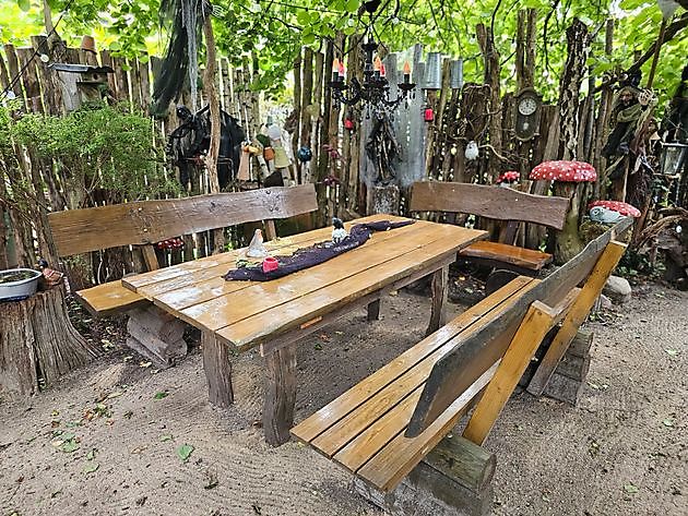 Klein Paradijs Oberlangen - Het Tuinpad Op / In Nachbars Garten