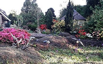 Der Hofgarten - Het Tuinpad Op / In Nachbars Garten